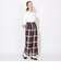 クレストブリッジチェックベルテッドパンツ