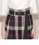 クレストブリッジチェックベルテッドパンツ