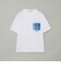 チェックポケットTシャツ