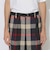 【ユニセックス】ベルト付きクレストブリッジチェックタックワイドチノパンツ