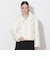 【Quiet Check シリーズ】ファーショートブルゾン