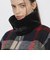 クレストブリッジチェックファーカラーショートブルゾン