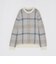 【ユニセックス】クレストブリッジチェックシャギープルオーバー