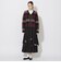 クレストブリッジチェックシャギーカーディガン