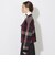 クレストブリッジチェックシャギーカーディガン