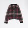 クレストブリッジチェックシャギーカーディガン
