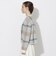 クレストブリッジチェックシャギーカーディガン