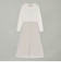 【Quiet Check シリーズ】ニットコンビティアードワンピース