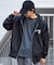 【BEN DAVIS(ベンデイビス)】WALL TAGGING ZIP HOODIE / フーディ スウェット ジップパーカー ワイドシルエット