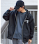 【BEN DAVIS(ベンデイビス)】WALL TAGGING ZIP HOODIE / フーディ スウェット ジップパーカー ワイドシルエット