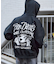 【BEN DAVIS(ベンデイビス)】WALL TAGGING ZIP HOODIE / フーディ スウェット ジップパーカー ワイドシルエット