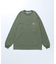 【BEN DAVIS（ベンデイビス）】L/S POCKET TEE REG / オーバーサイズ 長袖 ロンT ブランドネーム ポケット付き