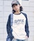 【SEQUENZ（シークエンズ）】sqnz logo raglan L/S TEE / クルーネック 長袖 ラグラン オーバーサイズ