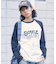 【SEQUENZ（シークエンズ）】sqnz logo raglan L/S TEE / クルーネック 長袖 ラグラン オーバーサイズ