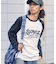 【SEQUENZ（シークエンズ）】sqnz logo raglan L/S TEE / クルーネック 長袖 ラグラン オーバーサイズ