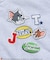 【SEQUENZ（シークエンズ）】TJ STICKER HZIP SWEAT / トムジェリ オーバーサイズ 裏起毛 スウェット ハーフジップ クルーネック