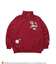 【SEQUENZ（シークエンズ）】TJ STICKER HZIP SWEAT / トムジェリ オーバーサイズ 裏起毛 スウェット ハーフジップ クルーネック