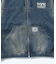 【sqnz（シークエンズ）】sqnz washed denim jacket / フルジップ ヴィンテージライク フード オーバーダイ≪SET UP着用可能≫