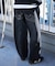 【SEQUENZ（シークエンズ）】LOGO APPLIQUE SWEAT PANTS / スウェット オーバーサイズ ヴィンテージライク 裏起毛