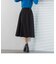 ウエストベルトフレアスカート ≪手洗い可能≫