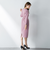 ハイストレッチジョーゼット長袖ワンピース ≪セットアップ対応 / 手洗い可能≫