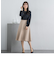 【大HIT定番】防シワ加工 美シルエットフレアスカート ≪洗濯機で洗える≫
