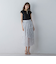 アシメティアード小花柄スカート ≪手洗い可能≫