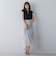 アシメティアード小花柄スカート ≪手洗い可能≫