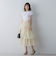 アシメティアード小花柄スカート ≪手洗い可能≫