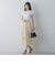アシメティアード小花柄スカート ≪手洗い可能≫