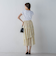 アシメティアード小花柄スカート ≪手洗い可能≫
