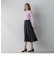 【S/M/L展開】 美シルエットロングフレアスカート ≪洗濯機で洗える≫
