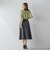 【S/M/L展開】 美シルエットロングフレアスカート ≪洗濯機で洗える≫