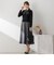 【S/M/L展開】 美シルエットロングフレアスカート ≪洗濯機で洗える≫