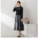 【S/M/L展開】 美シルエットロングフレアスカート ≪洗濯機で洗える≫
