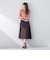 【S/M/L展開】 美シルエットロングフレアスカート ≪洗濯機で洗える≫