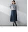 【S/M/L展開】 美シルエットロングフレアスカート ≪洗濯機で洗える≫