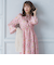 【選べる2丈シリーズ】Dahliaプリントワンピース ≪手洗い可能≫