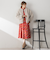 【選べる2丈シリーズ】Dahliaプリントワンピース ≪手洗い可能≫