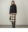 起毛ビックチェックナロータイトスカート