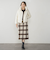 起毛ビックチェックナロータイトスカート