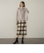 起毛ビックチェックナロータイトスカート