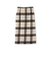 起毛ビックチェックナロータイトスカート