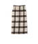 起毛ビックチェックナロータイトスカート