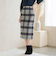 起毛ビックチェックナロータイトスカート