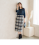 起毛ビックチェックナロータイトスカート