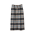 起毛ビックチェックナロータイトスカート