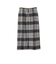 起毛ビックチェックナロータイトスカート