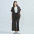 リネンライクタックワイドパンツ≪手洗い可能≫