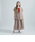 リネンライクタックフレアスカート≪セットアップ対応/洗濯機で洗える≫